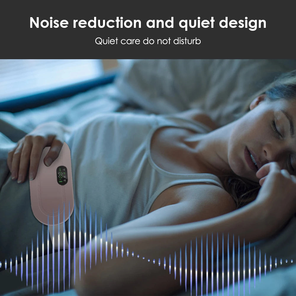 WarmEase™ – Ceinture Chauffante Intelligente pour Douleurs Menstruelles & Lombaires