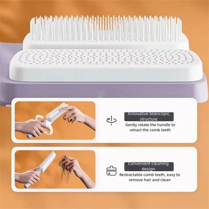Innovative hairbrush – Easy cleaning