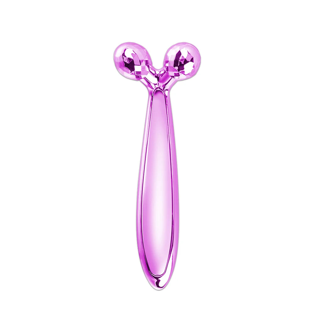 3D Roller Massager Y Shape 360 Rotate Thin Face Body Slimming Shaping Muscles Relaxation Wrinkle Remover Facial Massager Tools