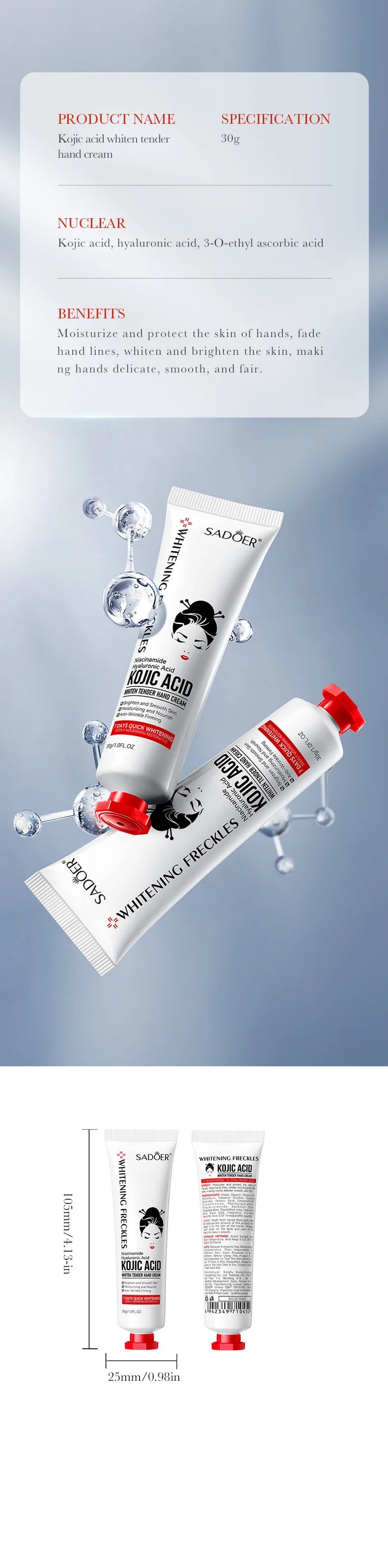 Crèmes pour les mains hydratantes