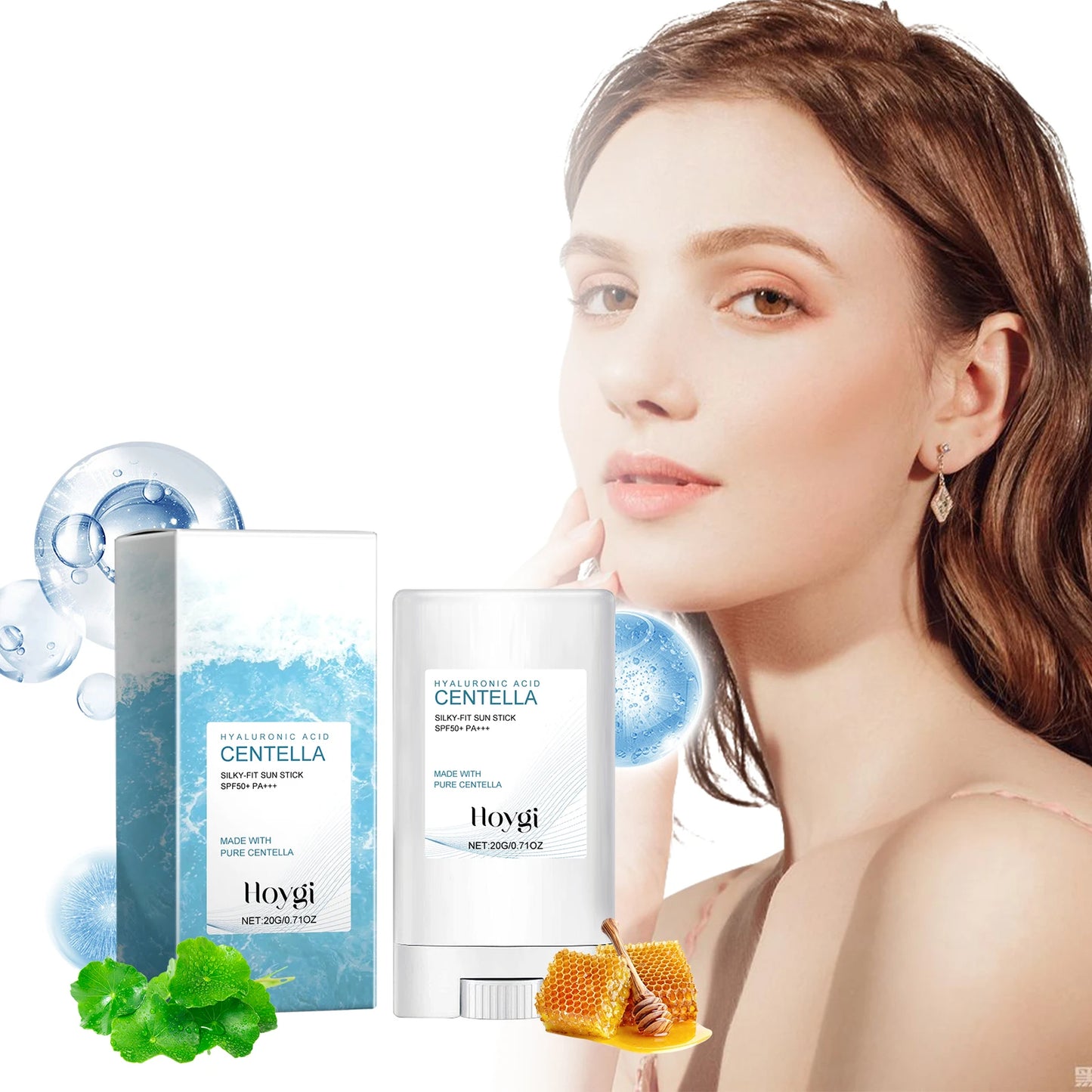 Crème solaire à l'acide hyaluronique