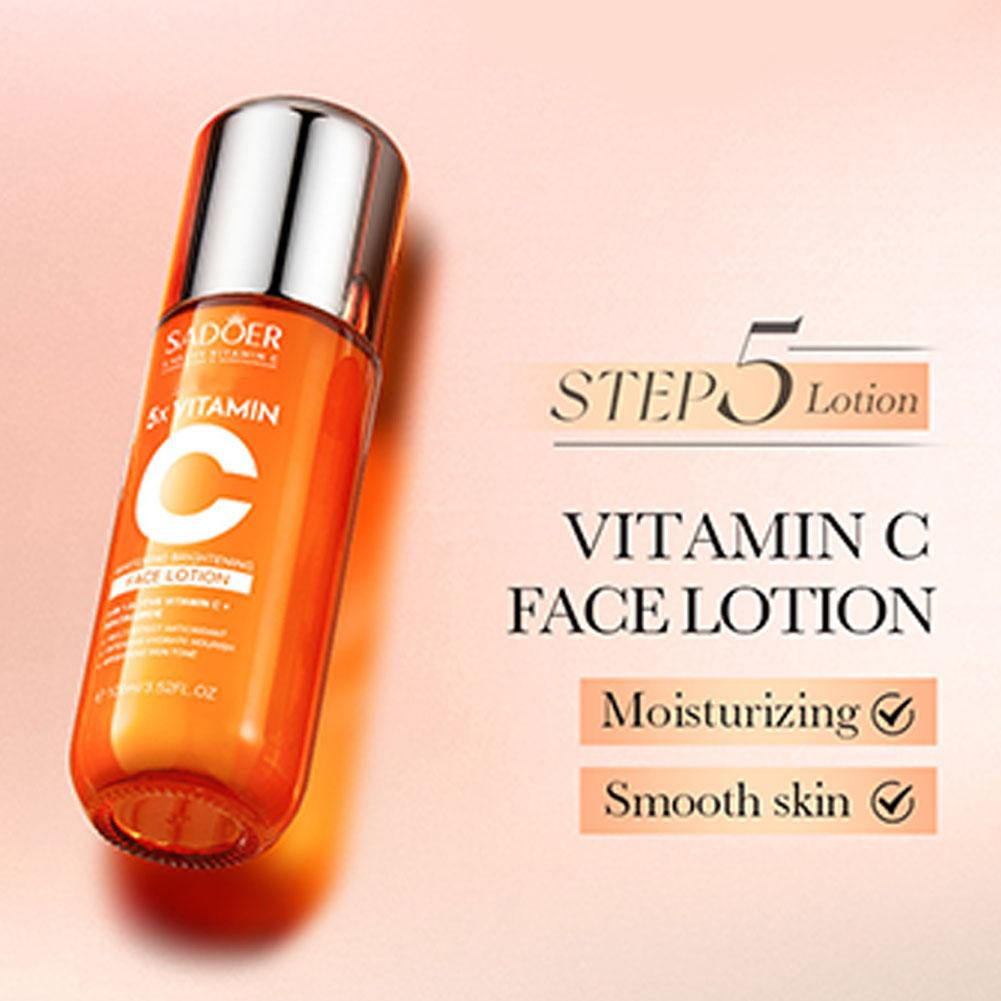 Coffret SADOER 5x Vitamine C – Éclat, Hydratation & Anti-Âge