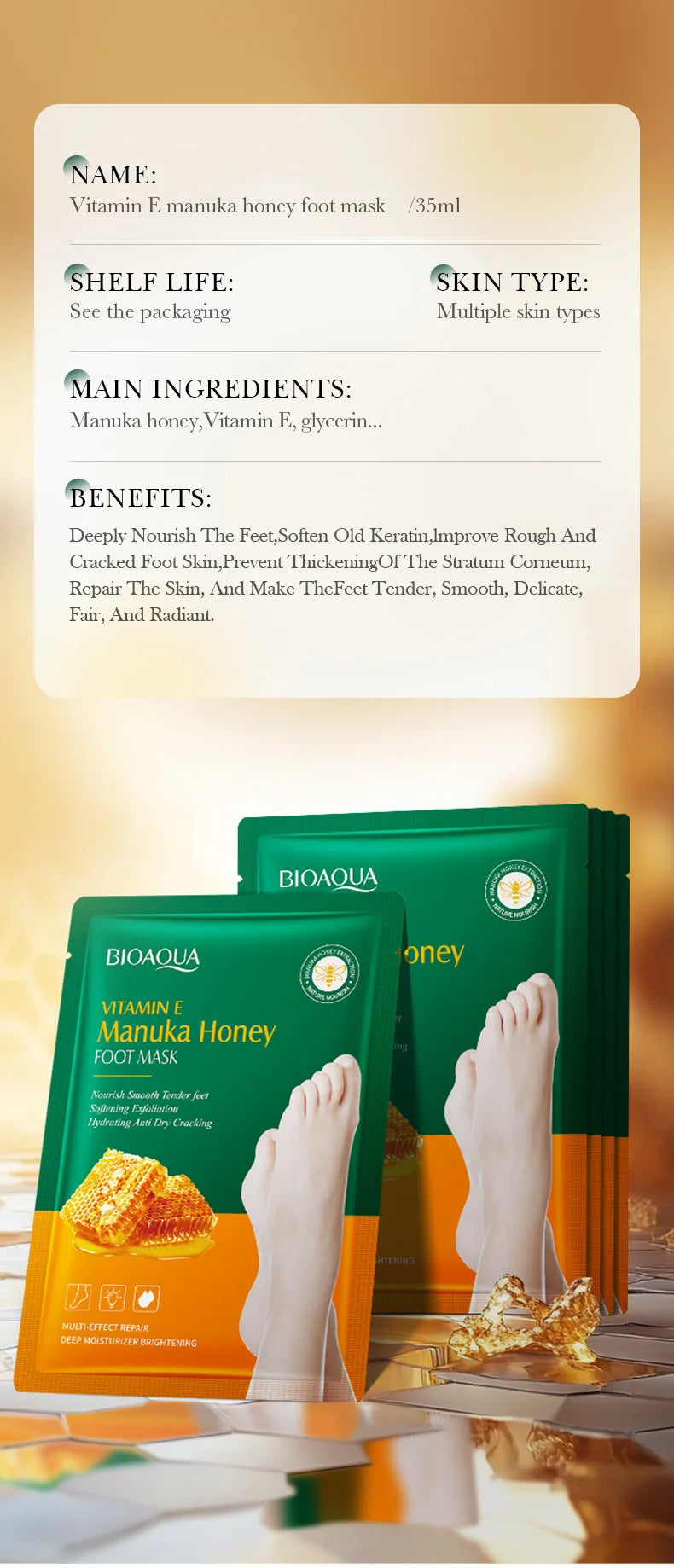 Exfoliant pied masque pieds