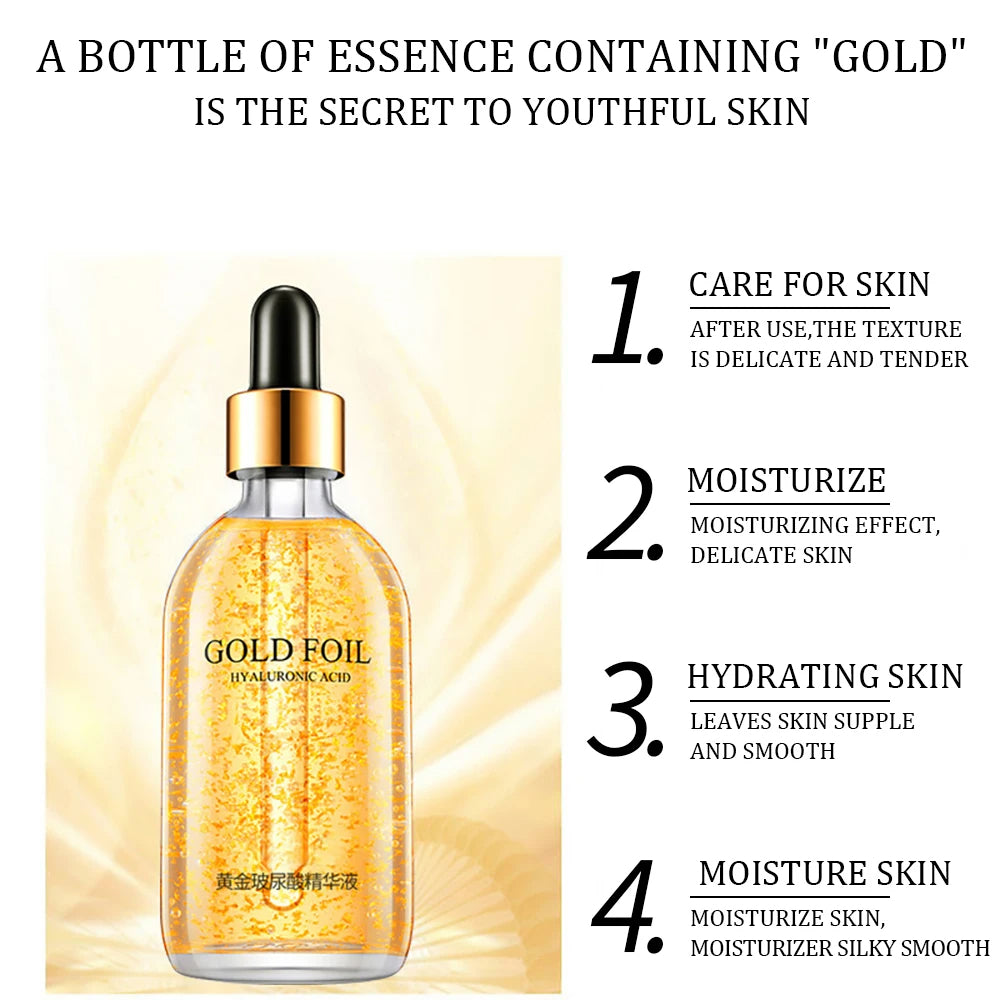 Sérum Anti-Âge Ginseng & Or 24K – Éclat, Fermeté & Jeunesse