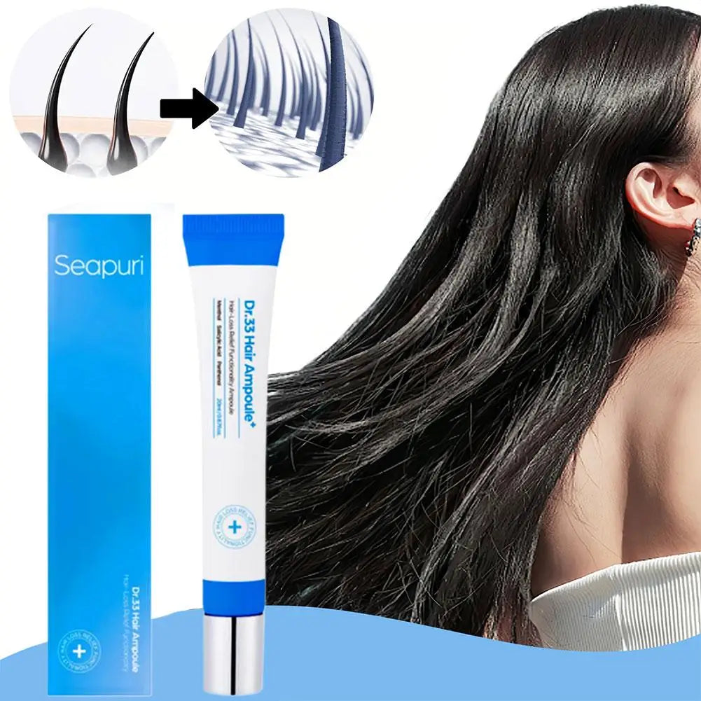Seapuri Dr.33 Hair Ampoule – Advanced Hair Growth & Strengthening Serum