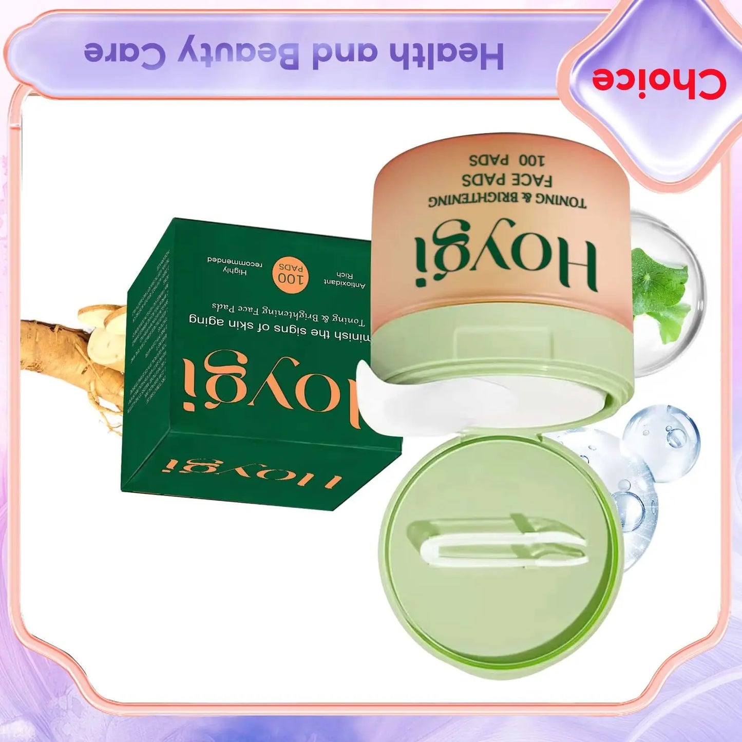 HOYGI  Exfoliante Toner Pads