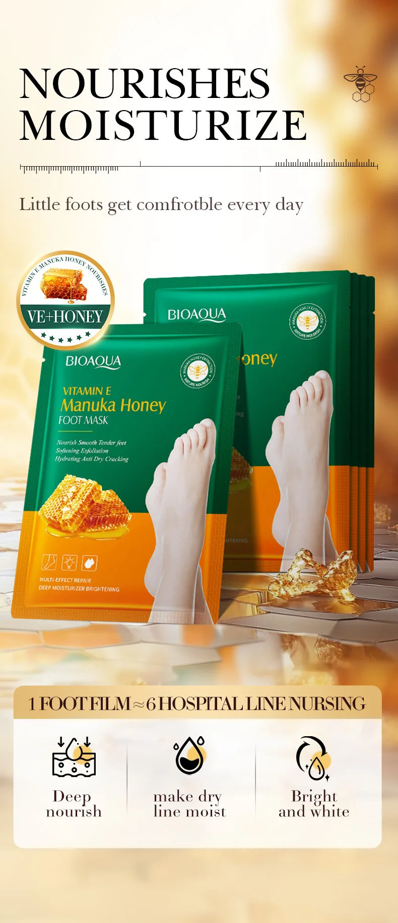 Exfoliant pied masque pieds