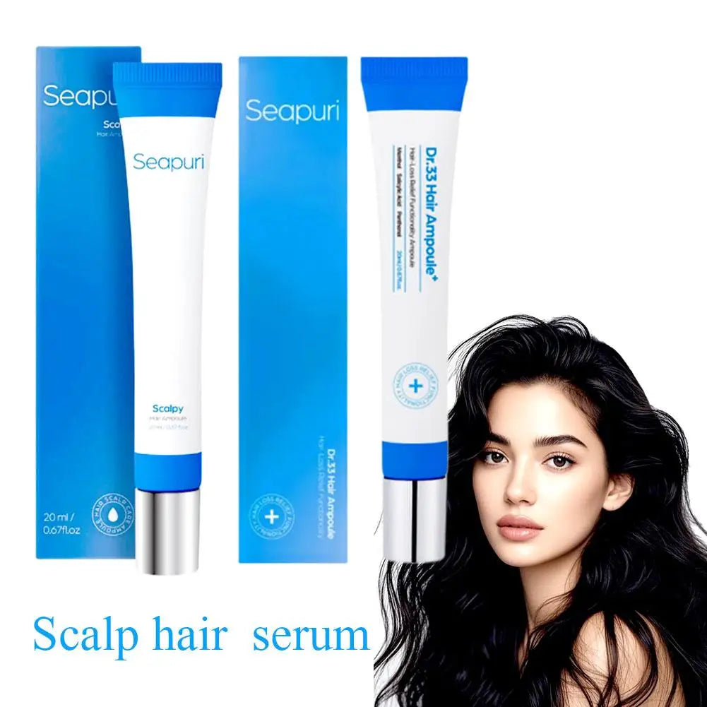 Seapuri Dr.33 Hair Ampoule – Advanced Hair Growth & Strengthening Serum