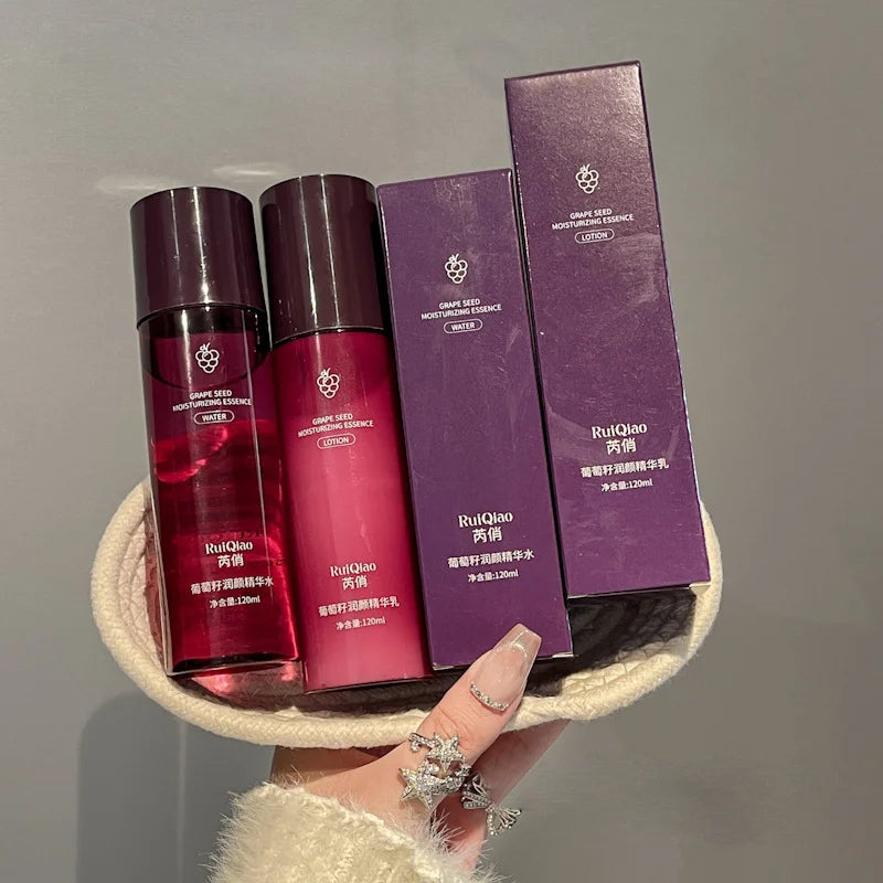 Émulsion d'essence hydratante de graines de raisin