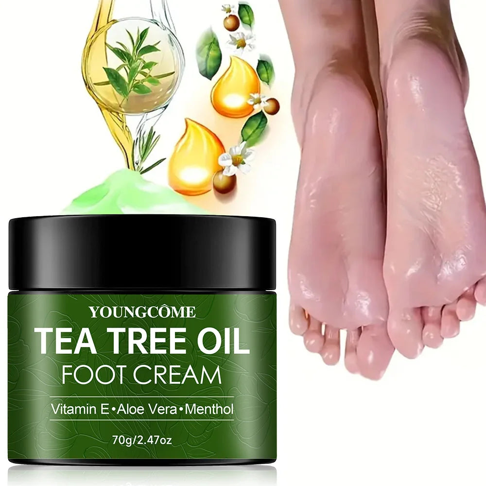 Crème Pieds Tea Tree – Soin Réparateur & Rafraîchissant