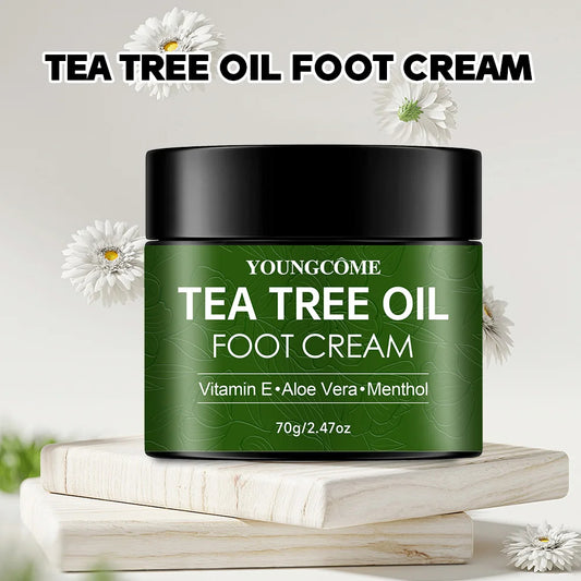 Crème Pieds Tea Tree – Soin Réparateur & Rafraîchissant