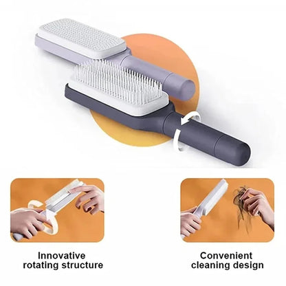 Innovative hairbrush – Easy cleaning