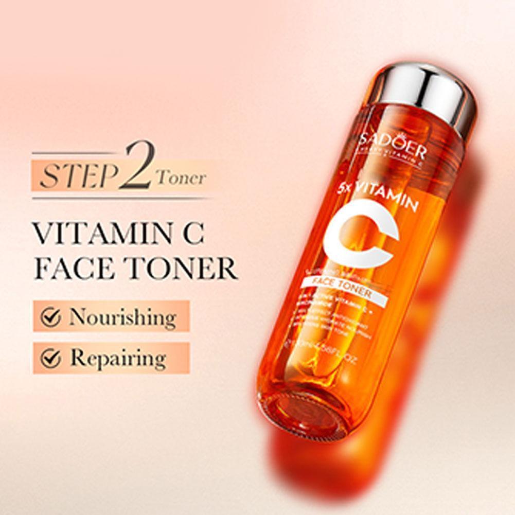 Coffret SADOER 5x Vitamine C – Éclat, Hydratation & Anti-Âge