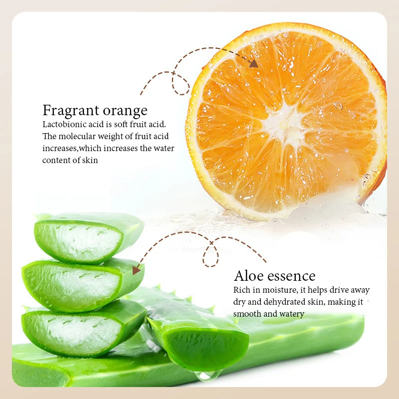 Gel exfoliant hydratant nourrissant