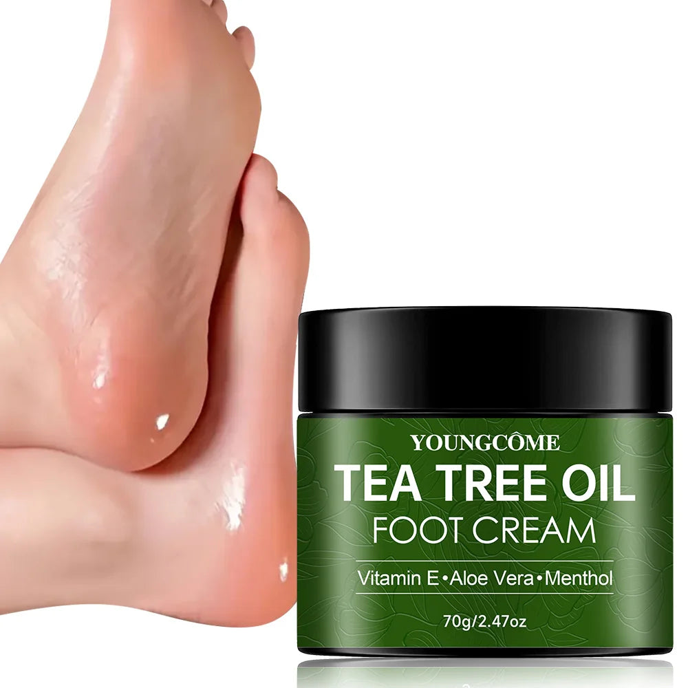 Crème Pieds Tea Tree – Soin Réparateur & Rafraîchissant