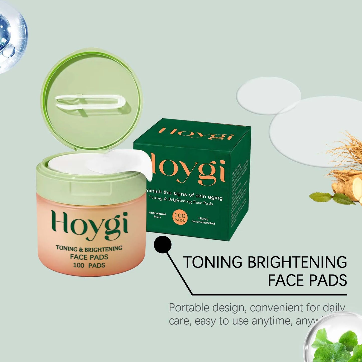 HOYGI  Exfoliante Toner Pads
