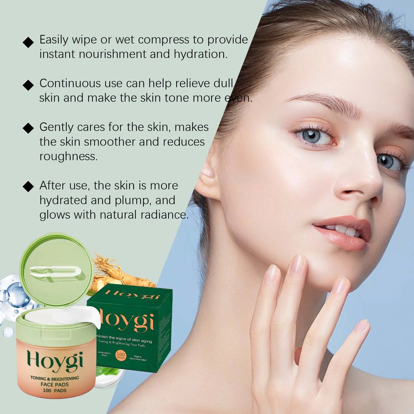 HOYGI  Exfoliante Toner Pads