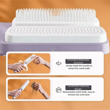 Innovative hairbrush – Easy cleaning