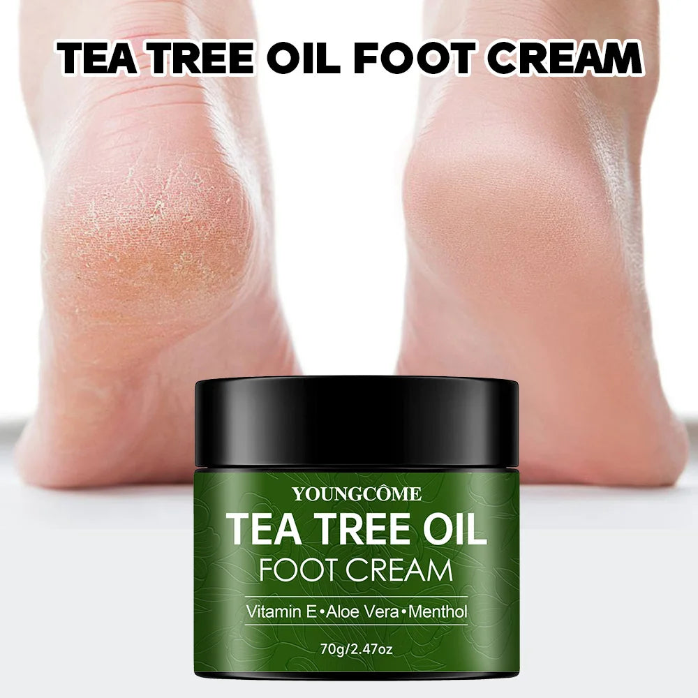Crème Pieds Tea Tree – Soin Réparateur & Rafraîchissant