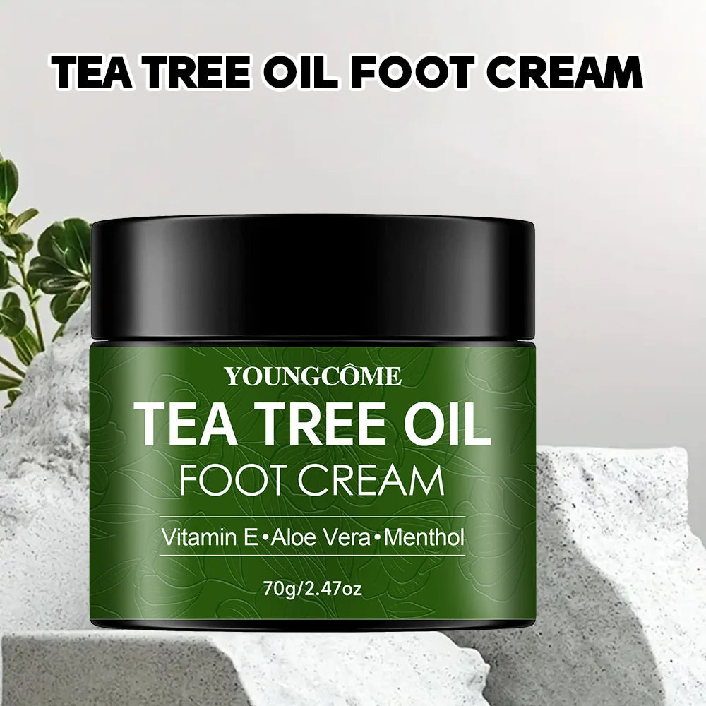 Crème Pieds Tea Tree – Soin Réparateur & Rafraîchissant
