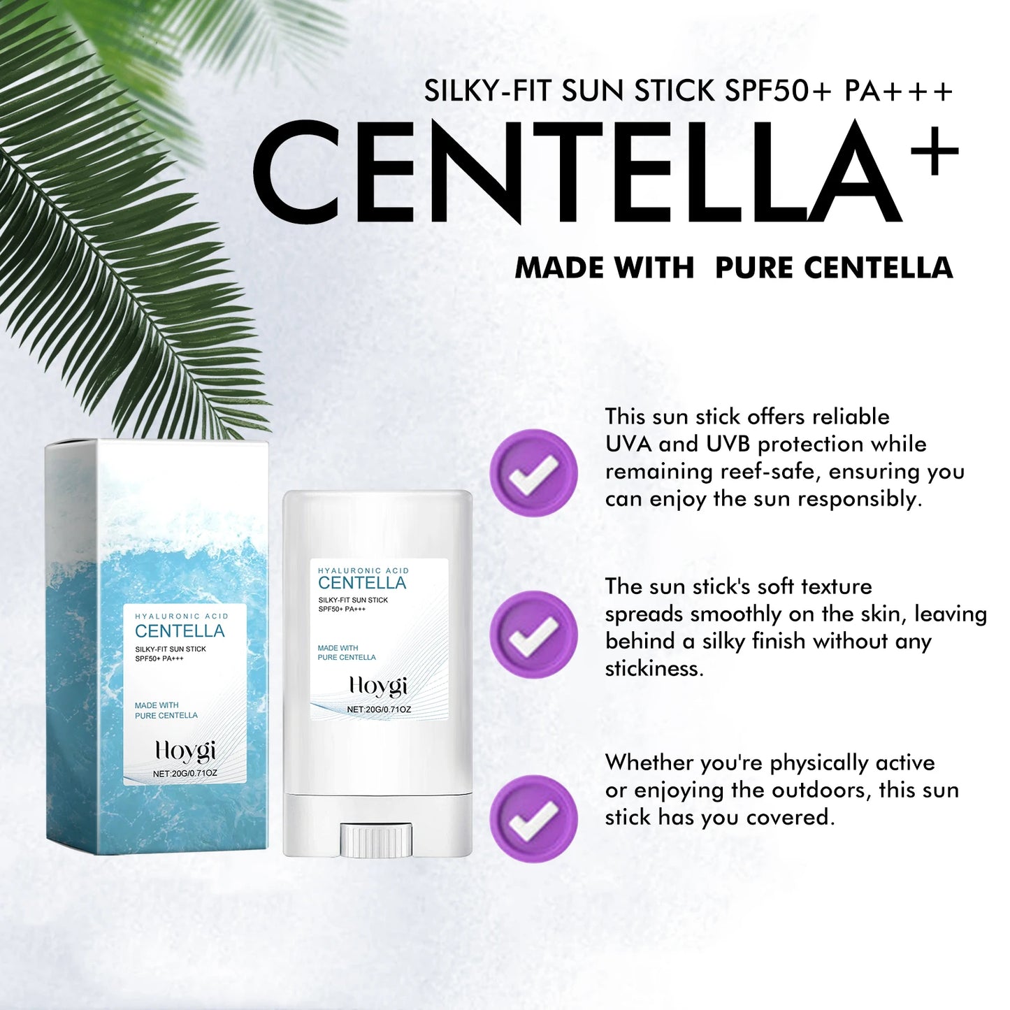 Crème solaire à l'acide hyaluronique