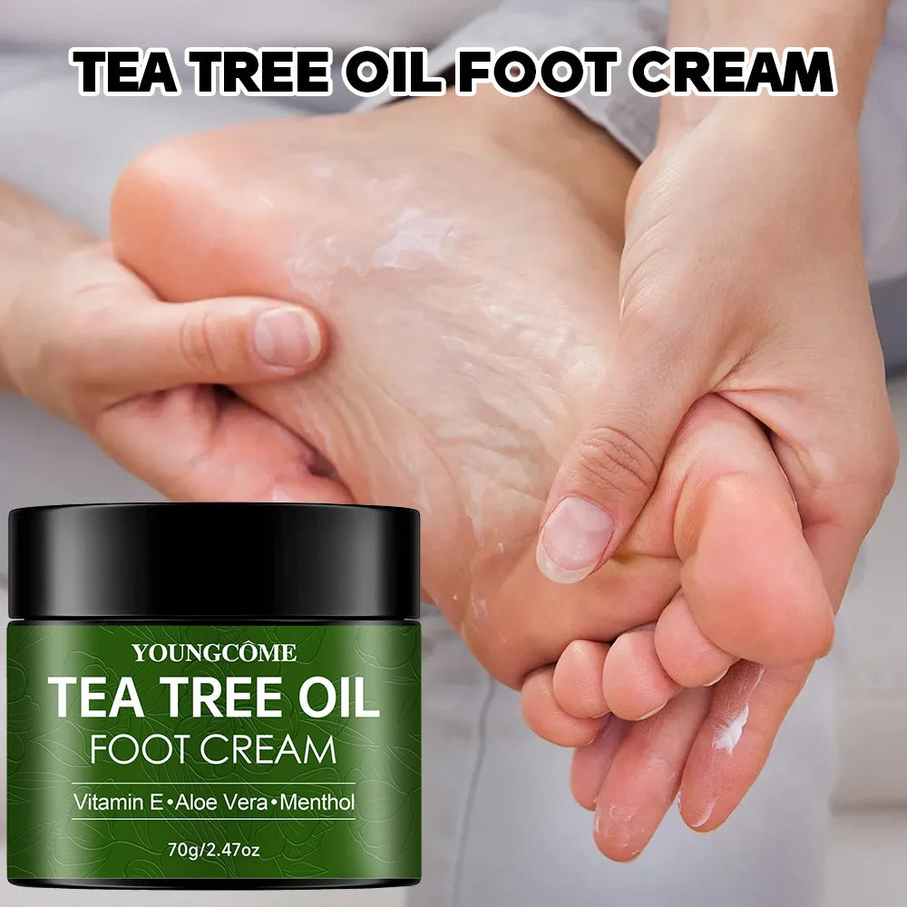 Crème Pieds Tea Tree – Soin Réparateur & Rafraîchissant