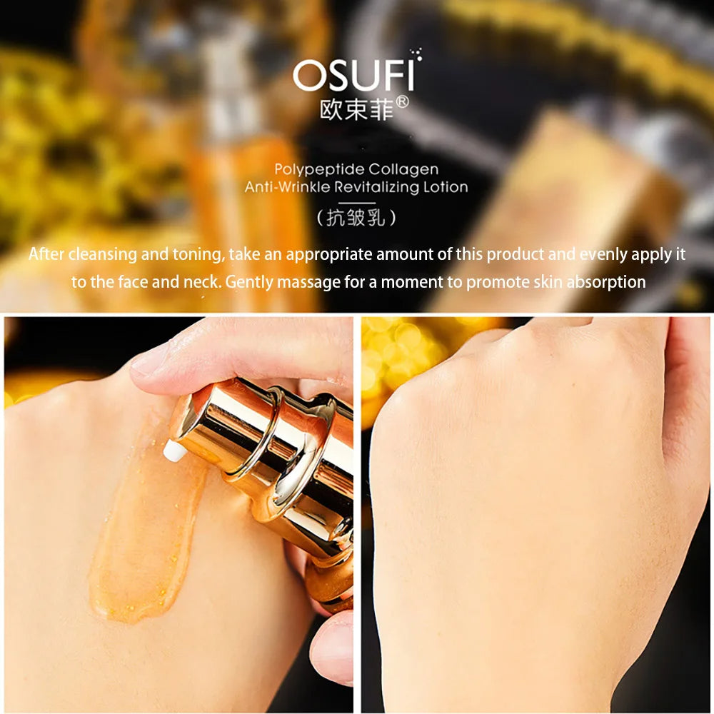 OSUFI Lotion Anti-Âge au Collagène & Caviar – Éclat et Fermeté