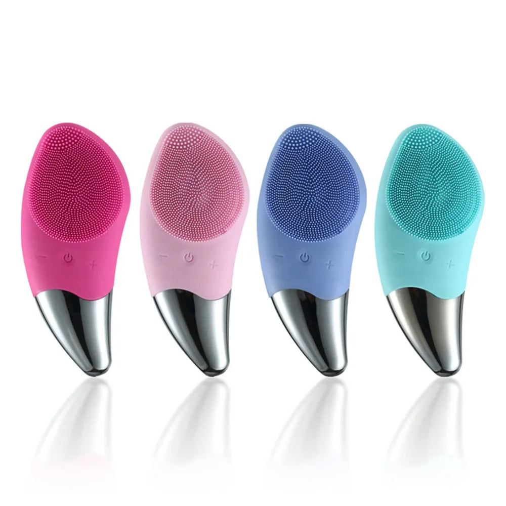 Brosse Nettoyante Visage Électrique en Silicone – Nettoyage Profond & Anti-Imperfections