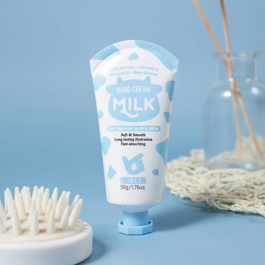Crème pour les Mains au Lait – Hydratation Intense & Douceur