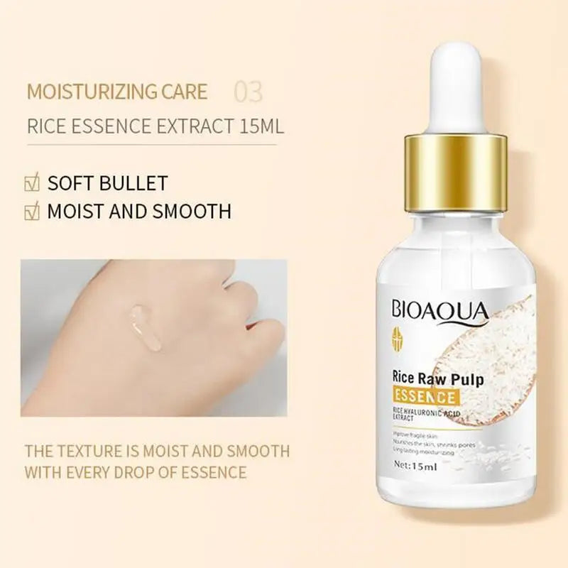 6pc Rice Puree Facial Skin Care Set Rice Cleanser Moisturizing Essences Cream Repairing Toner Emulison Eye Cream Korean Cosmetic