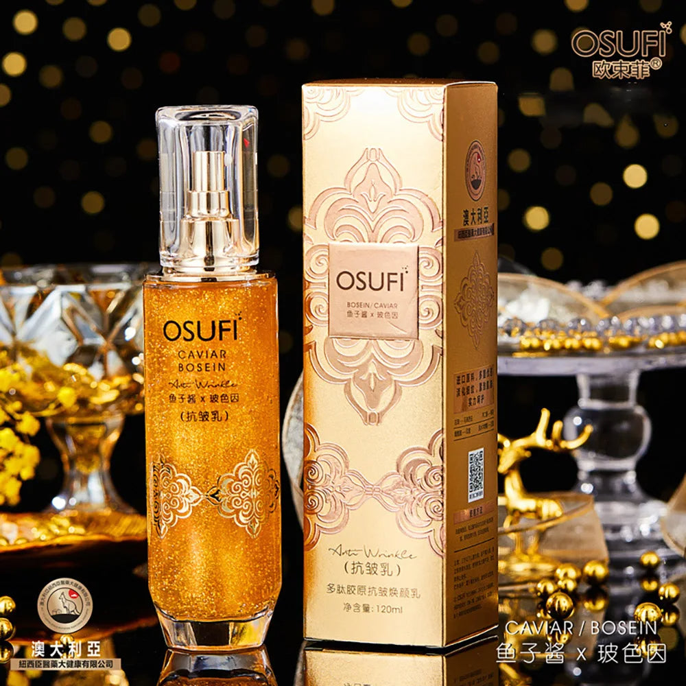 OSUFI Lotion Anti-Âge au Collagène & Caviar – Éclat et Fermeté