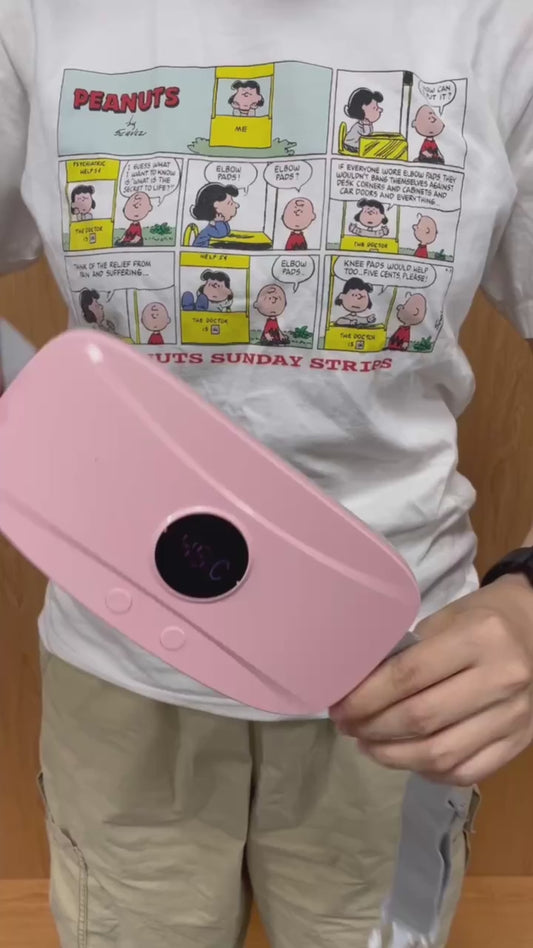 WarmEase™ – Ceinture Chauffante Intelligente pour Douleurs Menstruelles & Lombaires